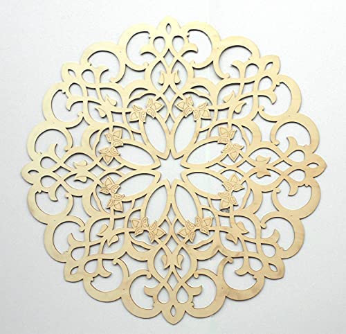 Zagora Dekorpaneele mit Ornament Rosette Fleur - 50cm von Zagora