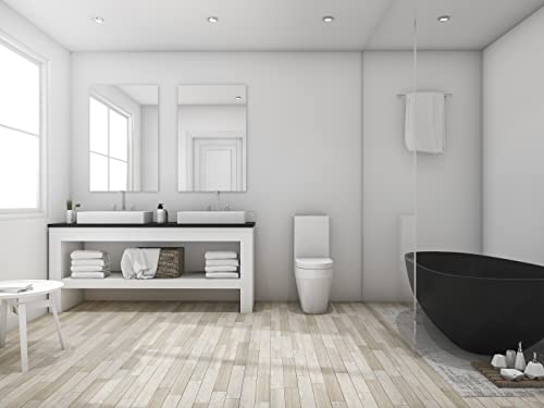 Zalena Sanitärspiegel 5mm , Badspiegel mit polierter Kante, Wandspiegel ideal für Badezimmer, Duschraum, Gäste-WC, Duschspiegel 60x80cm von Zalena