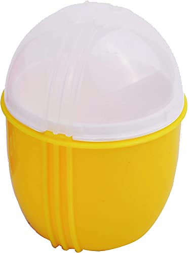 Eierkocher Mikrowelle Zap Chef gelb Größe 5,72 x 5,72 x 8,89 cm von Zap chef
