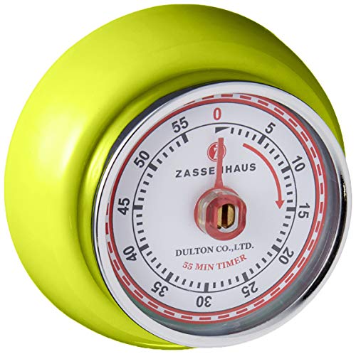 Zassenhaus M072259 Speed Küchentimer, Edelstahl, Kiwi, 7cm von Zassenhaus