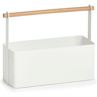 Zeller Present Organizer, (1 St.), Aufbewahrungskorb mit Tragesteg aus Buchenholz, im Scandi Design von Zeller Present