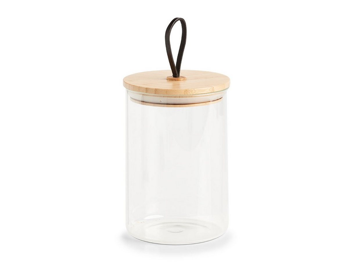 Zeller Present Vorratsglas Vorratsglas m. Bambusdeckel, Borosilikat Glas / Silikon / Bambus, 1100 ml, Borosilikat Glas / Silikon / Bambus, transparent, Ø11,2 x ... von Zeller Present
