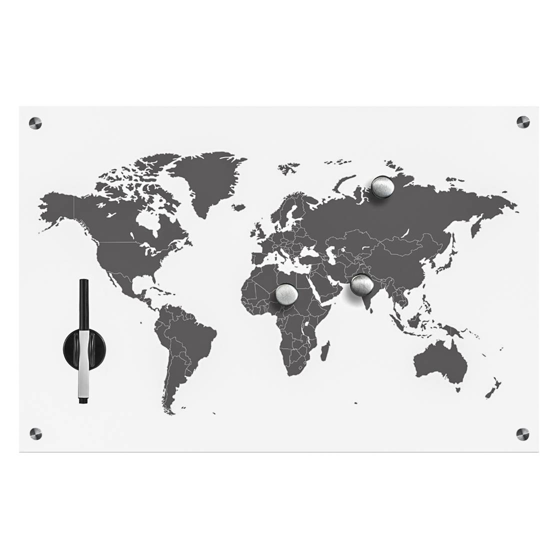 Memoboard Worldmap von Zeller