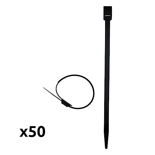 50 colliers de câblage 6x 175 noir von Zenitech