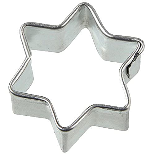 Zenker Ausstecher Stern Patisserie, Weihnachtsausstecher für Plätzchen, Ausstechform für Kekse und Fondant, hochwertiger Keksausstecher, Küchenhelfer aus Edelstahl, Farbe: silber von Zenker