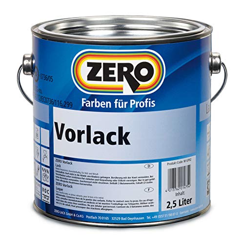 Vorlack / Vorstreichfarbe Weiß Neu von Zero Lack 750 ml von Zero
