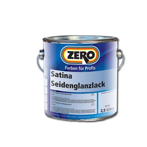 ZERO Satina Seidenglanzlack AF weiß 2,5 Liter von Zero