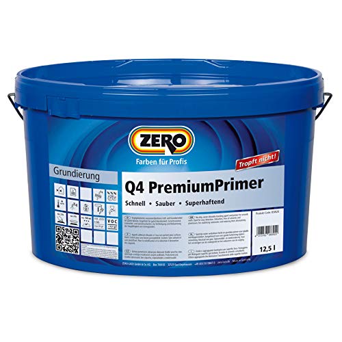 Zero Q4 Premium Primer Gelartiges Haft- und Grundiermittel 12,5 Liter von Zero