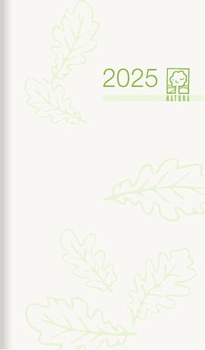 Zettler - Taschenplaner 2025 Recycling, 8,8x15,2cm, Taschenkalender mit 32 Seiten, 1 Monat auf 2 Seiten, separates Adressheft, Blauer Engel, Tages- und Wochenzählung und deutsches Kalendarium von Zettler