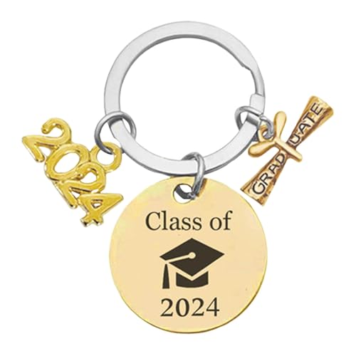 „My Story is Just Beginning Class of 2024 Graduates“ Inspirierender Geschenkanhänger Edelstahl Küche Hängekorb Schwarz (E, One Size) von ZhungZaoh
