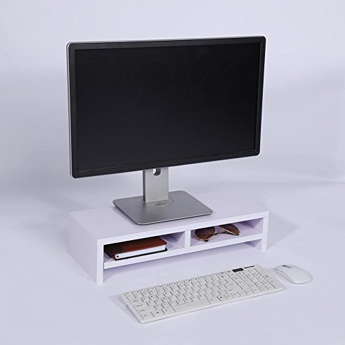 Zoternen Monitorständer mit 2 Ebenen, für LCD-TV, Laptop, 50 x 20 x 11,7 cm von Zoternen
