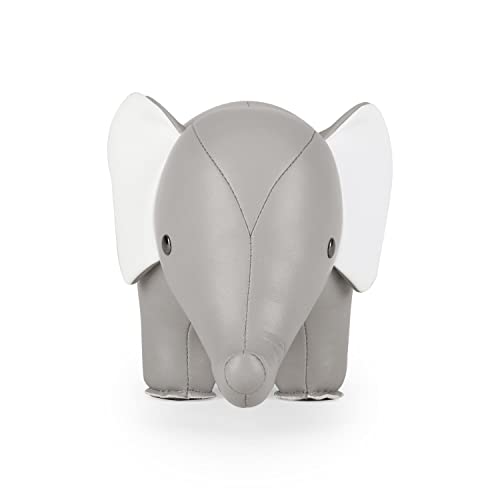 Buchstütze Classic Elefant Grau/Weiß Züny von Züny