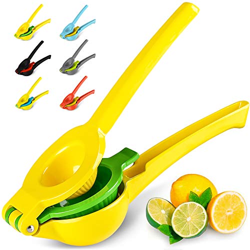 Zulay Metall 2-in-1 Zitruspresse – Zitronenpresse und Limettenpresse – robuste Handpresse – strapazierfähige Saftpresse von Zulay Kitchen