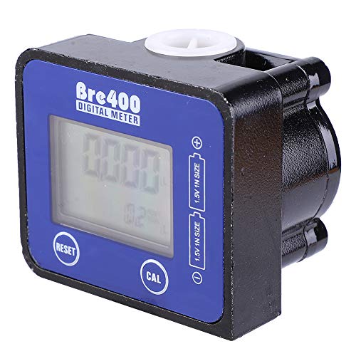 Durchflussmesser Oil Flow Meter LCD Anzeige Hohe Genauigkeit Aluminiumlegierung Kraftstoff Durchflussmesser 1/2"Durchflussmesser,1-30L / Min,Maximaler Arbeitsdruck 70BAR von Zunate