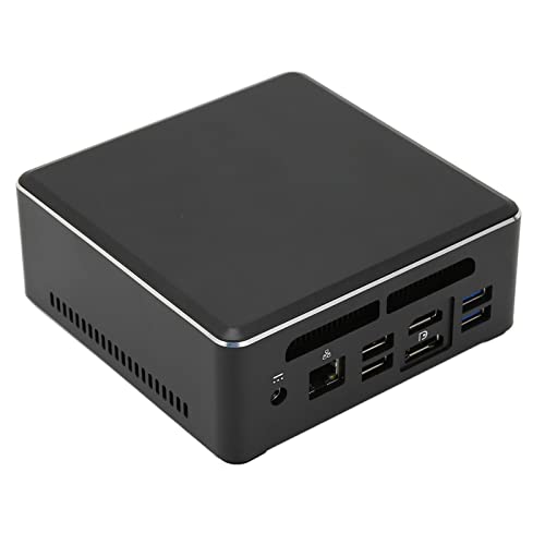 Zunate -PC für AMD Ryzen 7 2700H, 128GB/256GB/512GB M.2 NVME SSD ROM, Radeon™ Vega 10 Grafik, Dual WiFi BT 4.2 Unterstützt 2,5 Zoll SATA HDD/SSD (EU-Stecker 16 GB DDR4 + 512 GB von Zunate