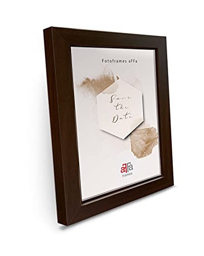 aFFa frames, Hekla, MDF-Bilderrahmen, pflegeleicht, rechteckig, mit Acrylglasfront, Wenge, 10x15 cm von aFFa frames