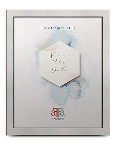 aFFa frames, Hekla, Bilderrahmen, MDF-Fotorahmen, pflegeleicht, rechteckig, mit Acrylglasfront, Weiß, A3, 29,7 x 42 cm von aFFa frames