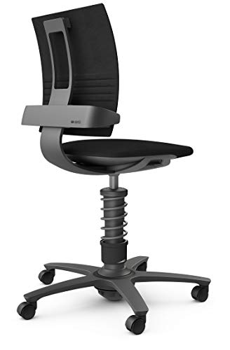 aeris 3Dee High ergonomischer Bürostuhl – Schreibtischstuhl mit einzigartiger Rückenlehne – Bürostuhl ohne Armlehne – Drehstuhl, stufenlos höhenverstellbar 45-59 cm von aeris
