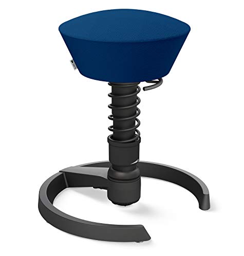 aeris Swopper – Ergonomischer Hocker – Bürohocker höhenverstellbar – Vielseitiger Sitzhocker für einen gesunden Rücken – Bürostuhl ohne Rollen, Feder Standard von aeris