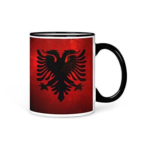 Tasse Kaffeetasse Albanien Fahne 1 von aina
