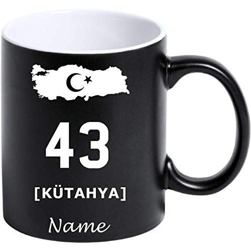 Tasse Kaffeetasse Kahve Cay Bardagi Bardak Hediye Türkiye Türkei Flagge 43 Kütahya von aina