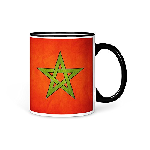Tasse Kaffeetasse Marokko Fahne 2 von aina