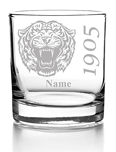 Whiskyglas mit Gravur, Personalisiert mit Namen Geschenk für Männer Whiskeyglas GS 1905 von aina