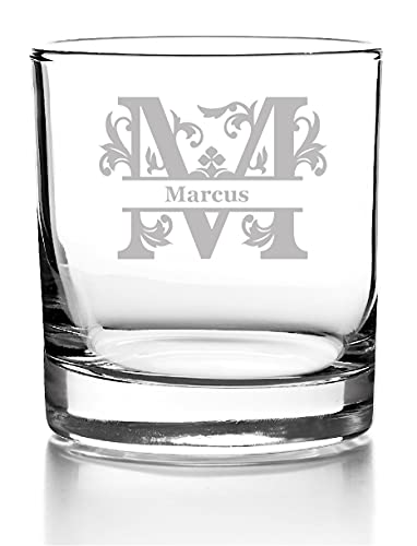 Whiskyglas mit Gravur, Personalisiert mit Namen Geschenk für Männer Whiskeyglas für Papa von aina