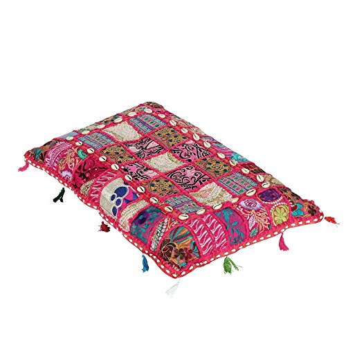 albena shop 72-103 Jevana orientalisches Bodenkissen 40x60cm (pink) von albena shop