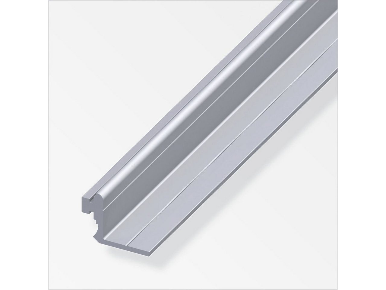 alfer Abdeckprofil coaxis®-Anschlag-Profil 1 m, 23.5 mm Aluminium roh von alfer