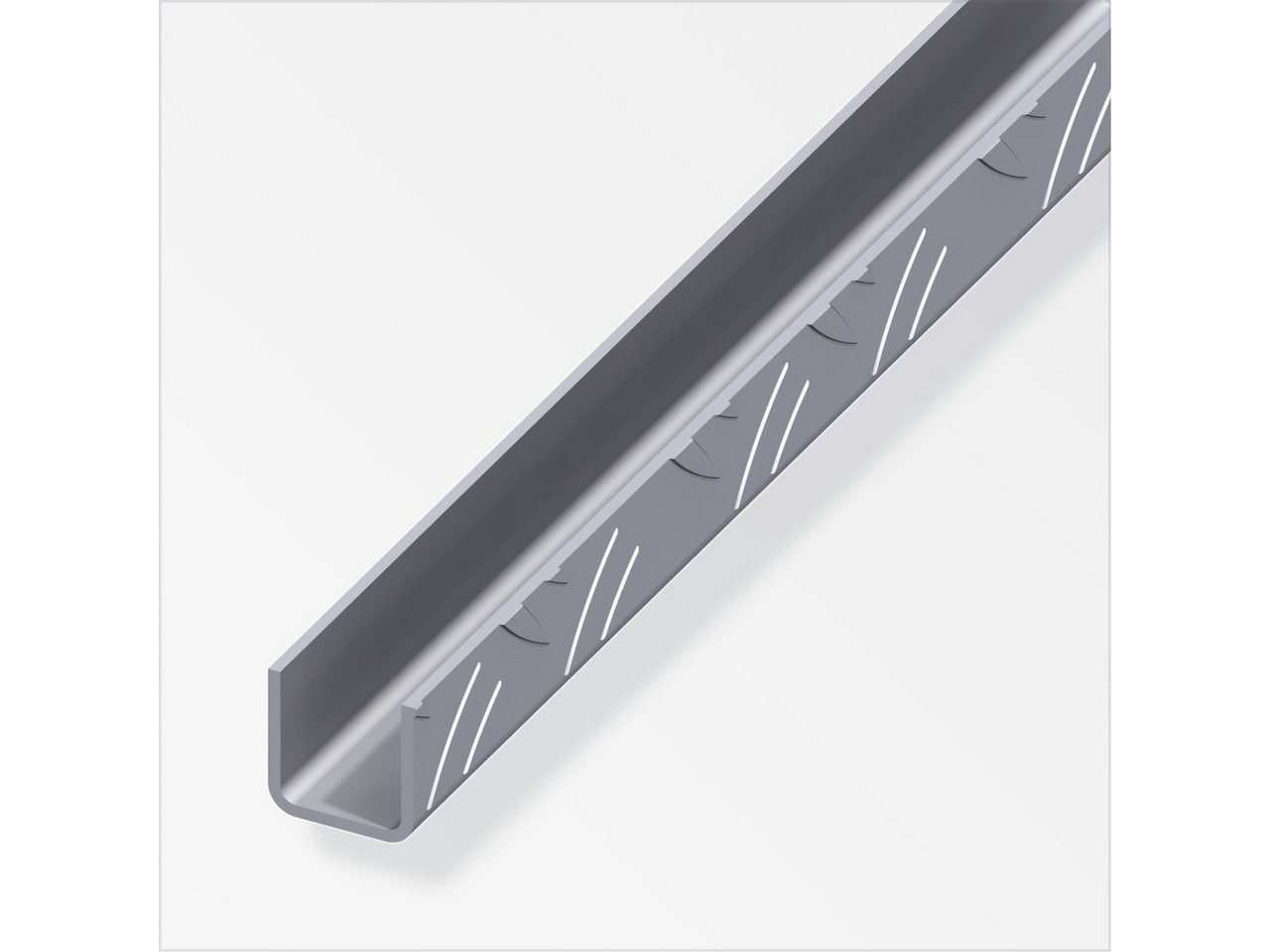 alfer Profil alfer Quadrat-U 1 m, 29.5 mm Aluminium roh blank von alfer