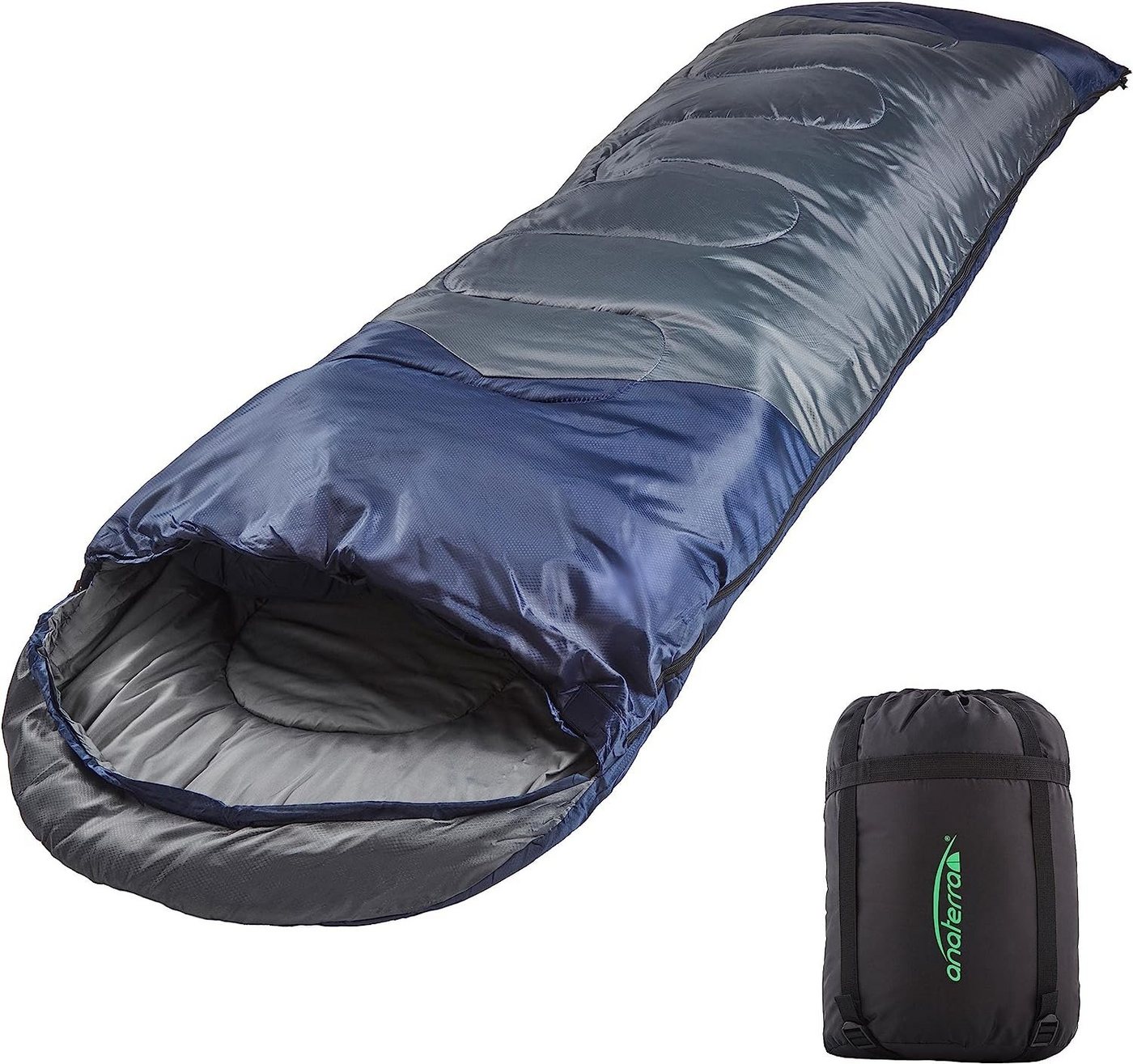 anaterra Mumienschlafsack Schlafsack Mumienschlafsack Deckenschlafsack Camping Winterschlafsack von anaterra