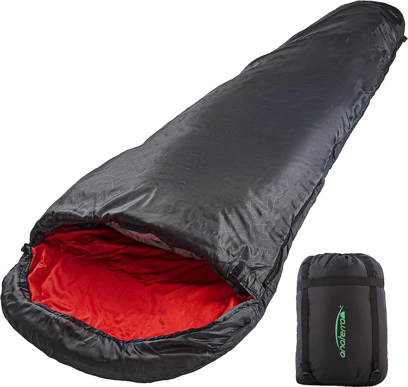 anaterra Mumienschlafsack Schlafsack Mumienschlafsack Deckenschlafsack Camping Winterschlafsack von anaterra