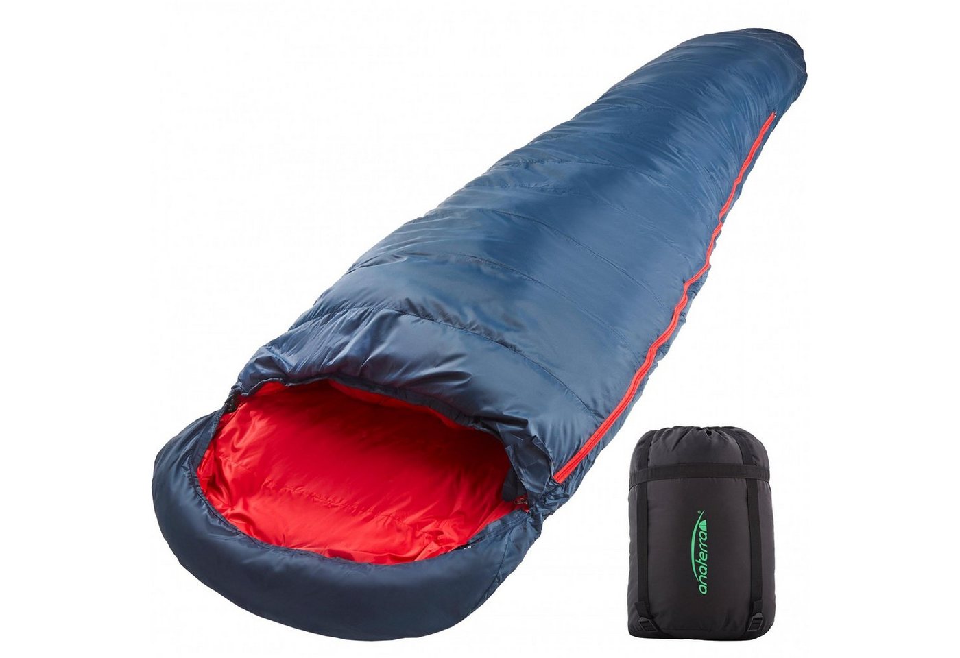 anaterra Mumienschlafsack Schlafsack Mumienschlafsack Deckenschlafsack Camping Winterschlafsack von anaterra