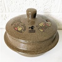 Vintage Yourim Keramik Auflaufform Oder Gemüsedampfer | Mid-Century Modern Schale von archipel32