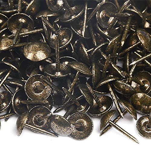 200 Polsterung Ziernägel 11mm Gold Gealtert - Dekorative Möbel Nägel, Tack Möbel Nägel von artapisserie.fr