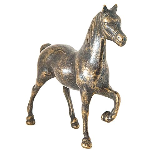 Pferd Figur aus Messing brüniert für Sammler und Liebhaber der Pferde von arterameferro