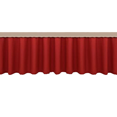 artex deko Landhaus-Querbehang Fanni rot mit Reihband Kollektion Fanni 40 x 300 cm für den gemütlich-rustikalen Landhaus-Stil von artex deko