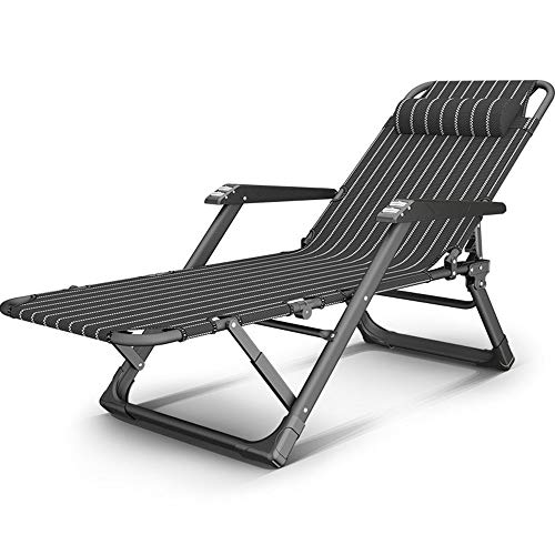 asdchZen Zero Gravity Stuhl, zusammenklappbar, Liegestuhl, Klappbett, Büro, Siesta-Stuhl, Campingbett, Zuhause, tragbarer Stuhl – ideal für Outdoor-Terrassenzubehör von asdchZen