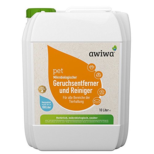 awiwa Geruchsneutralisierer & Flecken-Entferner für Hund und Katze - 10 L von awiwa