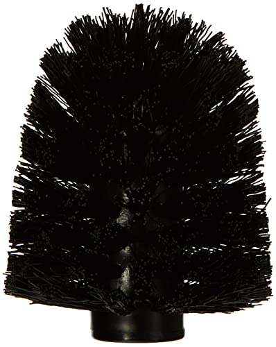 axentia Ersatz-Bürstenkopf, Kunststoff, schwarz, ca. Ø 8 cm x H 9,5 cm von axentia
