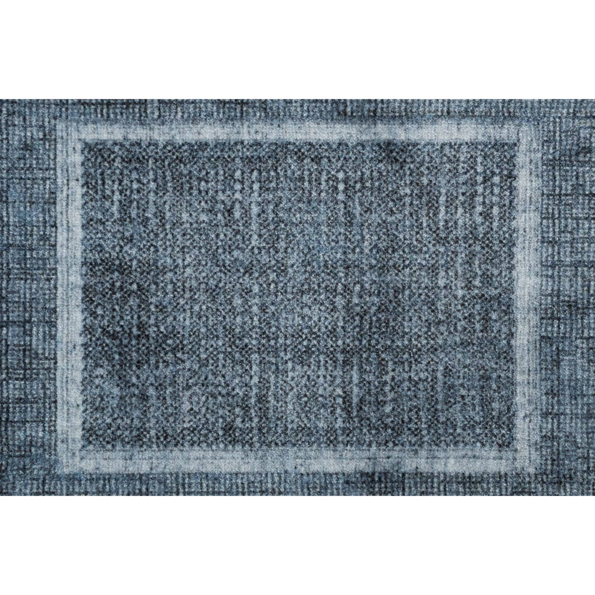 Barbara Becker Fußmatte 'BB Square' trueblue 39 x 58 cm von barbara becker