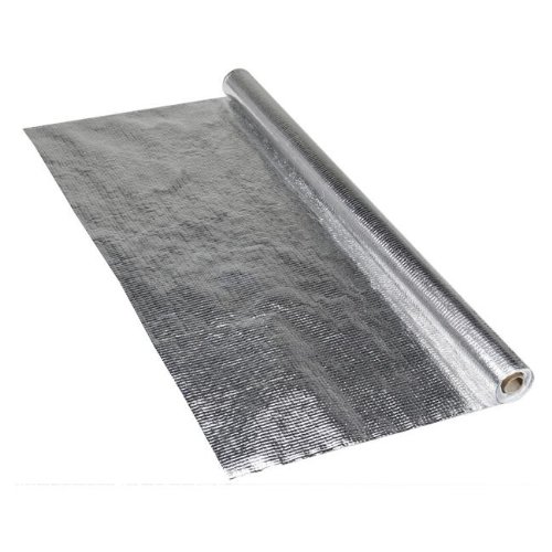 Aluminium Dampfsperrfolie - 2Stk. 1,5m x 50m - Dampfsperre Dach Innen - Dampfsperre zur Dämmung - Dampfsperrfolien zur Dachisolierung - Dach Dampfsperre Folie – Dampfsperren von bauFIT