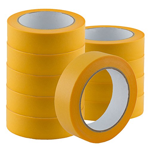 24 Rollen Goldband PLUS 38mm x 50m UV beständiges PROFI Abklebeband außen aussen von bauFIT