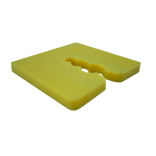 Abstandhalter, 50 Stk., 5mm (Gelb) zur Montage von Sockelschienen Ausgleichstück Distanzstück Sockelschiene Abstandshalter von bauFIT