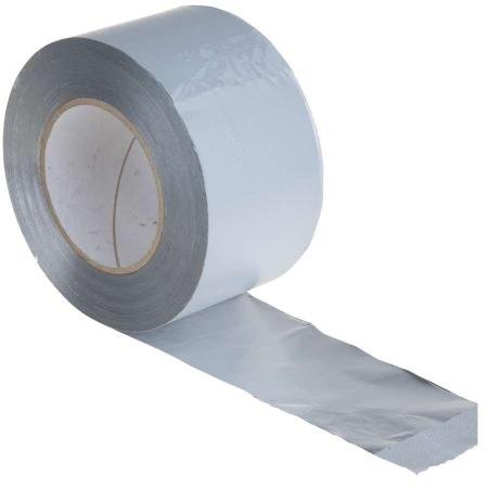 Aluminiumklebeband, 75mm x 100m B1 - wasserdichtes Alu-Klebeband zur Isolierung und Abdichtung von baupark24