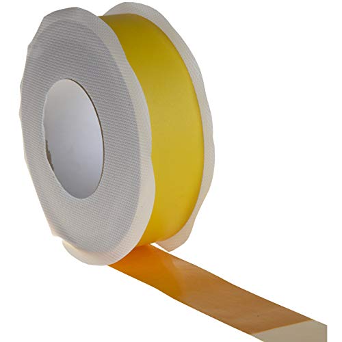 Dampfsperrklebeband gelb 50mm x 25m - Hochleistungsklebeband für Dampfsperrfolie Dampfbremsfolie Dampfbremse Dampfsperre, universell einsetzbar von Norjews