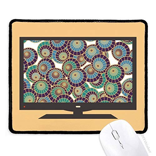 beatChong Blue Art Regenschirm Ukiyo-e Japan Computer Mouse Pad Anti-Rutsch-Gummi Mousepad Spiel Büro von beatChong