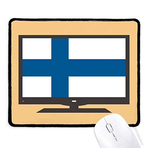 beatChong Finnland Nationalflagge Europa Land Computer Mouse Pad Anti-Rutsch-Gummi Mousepad Spiel Büro von beatChong