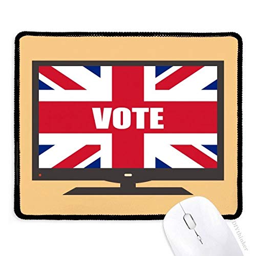 beatChong Großbritannien UK Flagge Abstimmung für allgemeine Wahl Computer Mouse Pad Anti-Rutsch-Gummi Mousepad Spiel Büro von beatChong